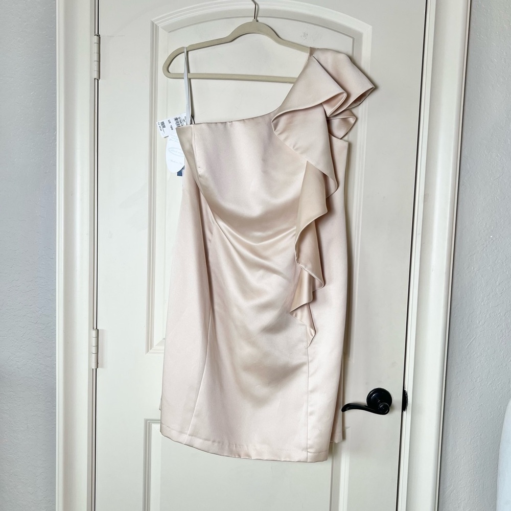 NWT Alfred Angelo Disney Fairytale Bridesmaid Dress 508 Champagne 18W